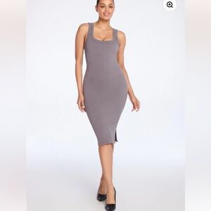 She’s Waisted SecretSculpt Ribbed Tank Midi Dress NWOT